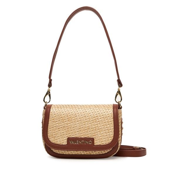 Torebka Valentino. Brązowe torebki do ręki damskie Valentino, bez wzorów, klasyczne, bez dodatków. Za 392.99 zł.