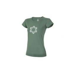 Koszulka damska Ocun Classic T Organic Flower. Zielone koszulki sportowe damskie Ocun, bez wzorów, sportowe, bez kołnierzyka. Za 146.99 zł.
