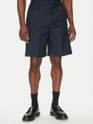 Richmond X Szorty materiałowe UMP25060BE Granatowy Regular Fit. Niebieskie szorty męskie Richmond X, m, bez wzorów, z materiału. Za 419.99 zł.