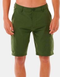 Spodenki Rip Curl - BOARDWALK CLASSIC SURF CARGO - DARK OLIVE. Zielone krótkie spodenki sportowe męskie Rip Curl, bez wzorów, z elastanu. Za 229.99 zł.