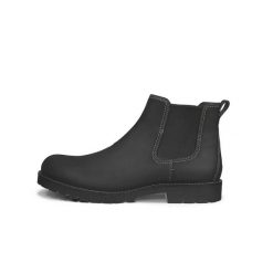 Buty żeglarskie Ecco Charlestown. Czarne eleganckie półbuty ecco, na lato, z materiału, eleganckie, bez zapięcia. Za 547.50 zł.