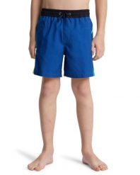 Szorty kąpielowe dla Chłopcy EVERYDAY HOLMES VOLLEY 16" Niebieski. Niebieskie szorty dla chłopców Quiksilver, bez wzorów, z materiału. Za 104.99 zł.