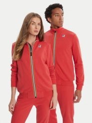 K-Way Bluza Augur K41225W Czerwony Regular Fit. Czerwone bluzy męskie K-Way, m, bez wzorów, z bawełny, bez kaptura. Za 349.99 zł.