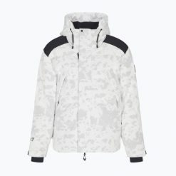 Kurtka narciarska męska EA7 Emporio Armani Ski Cortina Down. Białe kurtki snowboardowe męskie EA7 Emporio Armani, m, bez wzorów, z materiału, narciarskie. Za 1,789.00 zł.
