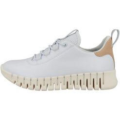 Buty do chodzenia damskie Ecco Sneaker Gruuv Lea. Niebieskie obuwie sportowe damskie ecco, z aplikacjami, z jeansu, trekkingowe. Za 691.00 zł.