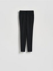 Legginsy z wiskozą - czarny. Czarne legginsy damskie Reserved, l, bez wzorów, z dzianiny. Za 89.99 zł.