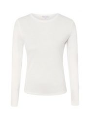 Marie Lund Koszulka z długim rękawem Kobiety Bawełna biały, M. Białe t-shirty damskie Marie Lund, m, bez wzorów, z bawełny, bez kołnierzyka. Za 149.95 zł.