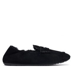 Kapcie EMU Australia. Czarne kapcie damskie Emu Australia, bez wzorów. Za 474.99 zł.
