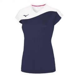 Koszulka Mizuno damska Team Authentic MYOU NS. Białe koszulki sportowe damskie Mizuno, bez wzorów, bez kołnierzyka, bez ramiączek, do siatkówki. Za 139.00 zł.