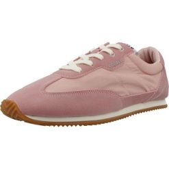 Buty ECOALF DENVER SNEAKER Rose. Czerwone obuwie sportowe damskie Ecoalf, bez wzorów, ze skóry, trekkingowe. Za 364.99 zł.