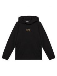 EA7 Emporio Armani Bluza 7B000024 AF10380 MC004 Czarny Regular Fit. Czarne bluzy dla chłopców EA7 Emporio Armani, bez wzorów, z bawełny, bez ramiączek, bez kaptura. Za 299.99 zł.