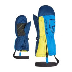 Rękawiczki dziecięce Ziener Leon Minis Glove. Niebieskie rękawiczki dziecięce Ziener, bez wzorów. Za 92.99 zł.