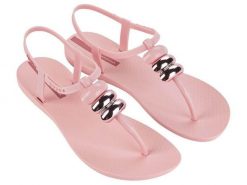 Sandały damskie Ipanema Class Blown. Czerwone sandały damskie Ipanema, bez wzorów, z gumy, bez obcasa, bez zapięcia. Za 159.99 zł.