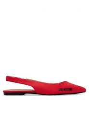 LOVE MOSCHINO Sandały JA11021G1MIM0502 Koralowy. Pomarańczowe sandały damskie Love Moschino, bez wzorów, z materiału, bez obcasa, na płaskiej podeszwie, bez zapięcia. Za 609.99 zł.