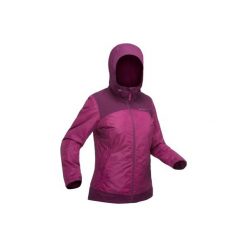 Kurtka SH100 X-WARM damska. Fioletowe kurtki damskie QUECHUA. Za 149.99 zł.