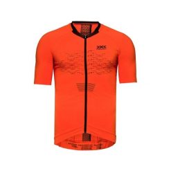 Koszulka rowerowa męska X-Bionic The Trick 4.0 Bike Zip Orange. Brązowe buty sportowe męskie X Bionic, bez zapięcia, rowerowe. Za 360.00 zł.