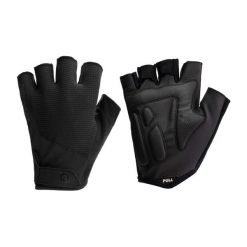 Rękawiczki rowerowe męskie Rogelli Essential. Czarne rękawiczki męskie Rogelli, bez wzorów, sportowe. Za 87.99 zł.