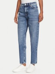 HUGO Jeansy Garlene 50563517 Granatowy Mom Fit. Niebieskie jeansy damskie Hugo. Za 554.99 zł.