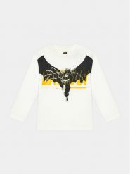 OVS Bluzka BATMAN 1889127 Biały Regular Fit. Białe t-shirty dla chłopców OVS, bez wzorów, z bawełny, bez ramiączek. Za 69.99 zł.