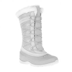Buty do chodzenia damskie Kamik Winterstiefel Snovalley 4. Szare obuwie sportowe damskie Kamik, bez wzorów, z jeansu, trekkingowe. Za 709.99 zł.