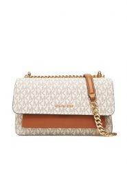 MICHAEL Michael Kors Torebka Claire 30R5GC7L3B Écru. Torebki do ręki damskie MICHAEL Michael Kors, bez wzorów, ze skóry, wizytowe, bez dodatków. Za 889.99 zł.