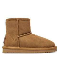 Śniegowce Mjuka. Brązowe śniegowce dziewczęce Mjuka, bez zapięcia. Za 299.99 zł.
