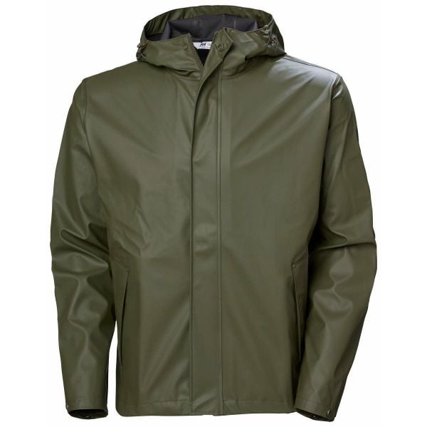 Kurtka wodoodporna Helly Hansen Moss. Zielone kurtki męskie Helly Hansen, m, bez wzorów, bez kaptura. Za 383.00 zł.