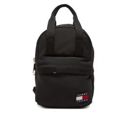 Plecak Tommy Jeans. Czarne plecaki damskie Tommy Jeans, bez wzorów, z jeansu. Za 179.99 zł.