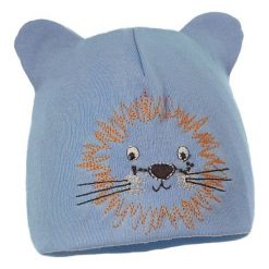 Pupill Chłopięca Czapka Lion 40 - 42 Niebieska. Niebieskie czapki dla dzieci Pupill, bez wzorów, z bawełny. Za 40.00 zł.