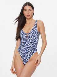 Banana Moon Strój kąpielowy Miller Isskiba Niebieski. Niebieskie kostiumy jednoczęściowe damskie Banana Moon, l, bez wzorów, z syntetyku. Za 339.99 zł.