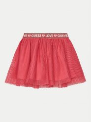 Guess Spódnica K5RD05 KACZ0 Różowy Regular Fit. Czerwone spódniczki dla dziewczynek Guess, z aplikacjami, z syntetyku. Za 109.99 zł.