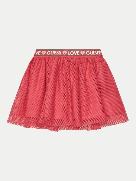 Guess Spódnica K5RD05 KACZ0 Różowy Regular Fit. Czerwone spódniczki dla dziewczynek Guess, z aplikacjami, z syntetyku. Za 102.99 zł.