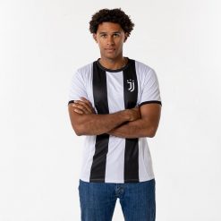 Koszulka domowa Juventus Męska. Białe koszulki sportowe męskie JUVENTUS FC, m, bez wzorów, bez kołnierzyka, bez ramiączek, do piłki nożnej. Za 204.99 zł.