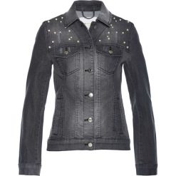 Kurtka dżinsowa z perełkami bonprix szary denim. Kurtki damskie marki SOLOGNAC. Za 79.99 zł.
