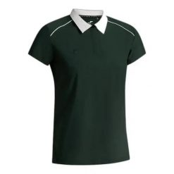 Damska koszulka polo Joma Elite Club. Zielone koszulki sportowe damskie Joma, xl, bez wzorów, z elastanu, bez kołnierzyka, bez ramiączek, na golfa. Za 187.00 zł.