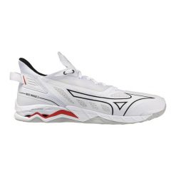 Buty halowe Mizuno Wave Mirage. Białe buty sportowe męskie Mizuno, bez zapięcia, do piłki ręcznej, mizuno wave. Za 685.50 zł.