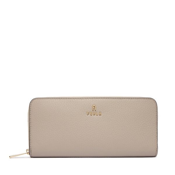 Portfel Furla. Brązowe portfele damskie Furla, bez wzorów. Za 764.99 zł.