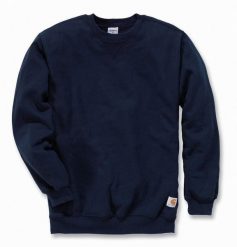 Bluza Carhartt Midweight Crewneck New Navy. Niebieskie bluzy męskie Carhartt, m, bez wzorów, bez kaptura. Za 212.89 zł.