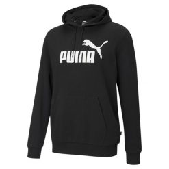Bluza męska Puma ESS Big Logo Hoodie. Czarne bluzy męskie Puma, l, bez wzorów, z kapturem. Za 219.99 zł.