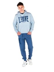 Leone 1947 Apparel Bluzy z kapturem męskie. Niebieskie bluzy męskie LEONE 1947 APPAREL, m, bez wzorów, z bawełny, z kapturem. Za 147.31 zł.