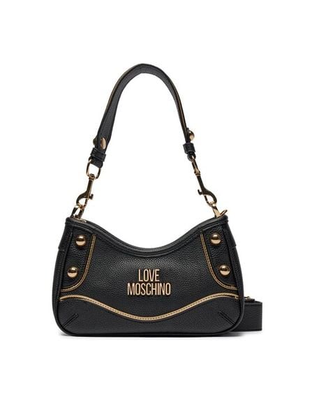 LOVE MOSCHINO Torebka JC4140PP1IL1100A Czarny. Czarne torebki do ręki damskie Love Moschino, bez wzorów, ze skóry, bez dodatków. Za 879.99 zł.