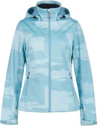 Icepeak moteriška softshell striukė BELOIT, šviesiai mėlyna. Kurtki damskie Icepeak, m, bez wzorów, z softshellu, bez kaptura. Za 340.89 zł.