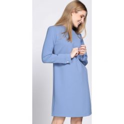 Niebieska Sukienka January Rain. Sukienki damskie marki Born2be. Za 34.99 zł.