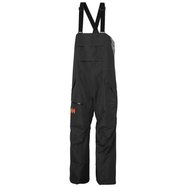 Spodnie narciarskie z szelkami Helly Hansen Elevation Infin Shell. Czarne spodnie snowboardowe męskie Helly Hansen, m, bez wzorów, z puchu, narciarskie. Za 2,110.50 zł.