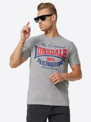 Koszulka Lonsdale Gearach. Czarne koszulki sportowe męskie Lonsdale, s, bez wzorów, z bawełny, bez kołnierzyka, bez ramiączek, na fitness i siłownię. Za 181.50 zł.