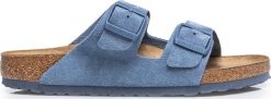 Birkenstock Birkenstock Arizona LEVE 1026729 Niebieskie 45. Niebieskie klapki męskie Birkenstock. Za 437.61 zł.