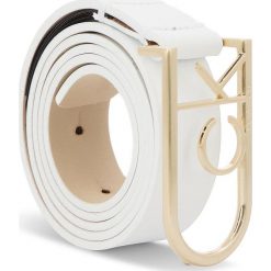 Pasek Damski CALVIN KLEIN - 2.5CM Ck Rounded Buc K60K604752 85 101. Białe paski damskie Calvin Klein, w paski, ze skóry. Za 279.00 zł.