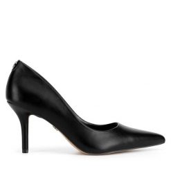 Szpilki Nine West. Czarne szpilki damskie Nine West, bez wzorów, bez obcasa, bez zapięcia. Za 219.99 zł.