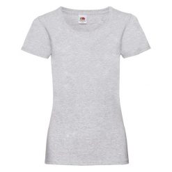 T-shirt damski Fruit Of The Loom Valueweight szary, S. Białe t-shirty damskie Fruit of the Loom, s, bez wzorów, z bawełny, klasyczne, bez kołnierzyka. Za 126.99 zł.