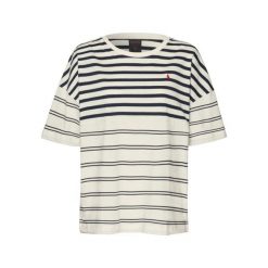 Koszulka damska Musto Marine. Białe t-shirty damskie Musto, l, bez wzorów, z bawełny, marine, bez kołnierzyka. Za 226.40 zł.
